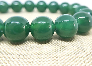 Vòng Tay Đá Mã Não Xanh Lá 10mm