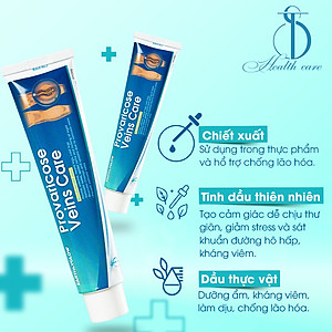 1 Tuýp Provaricose veins care - Hỗ trợ cải thiện giãn tĩnh mạch, viêm khớp cấp và mãn tính, vết bầm do tác động cơ học - Earthlyglow (65gram)