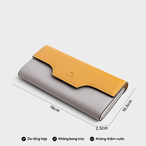 Ví cầm tay nữ nắp gập cách điệu YUUMY Seasand YV55