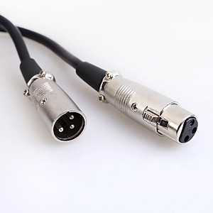 SOAIY Cáp Canon XLR 2 Đầu Đực Cái cho Micro condenser Live Stream Dài 2.5m - Hàng Nhập Khẩu
