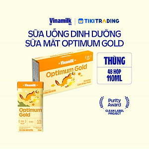 Thùng 48 Hộp Sữa Bột Pha Sẵn Vinamilk Optimum Gold 110ml