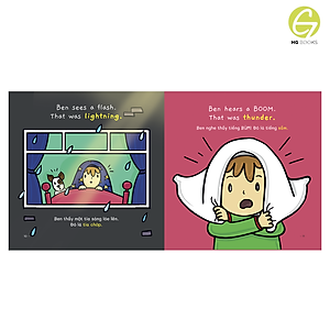 Sách - Bộ 6 cuốn Ehon song ngữ Việt - Anh: My World - Thế Giới Quanh Em - Tặng file nghe giúp bé làm quen với Tiếng Anh