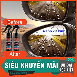 Xịt phủ nano đa năng chống nước, chống bám bụi, tăng độ bóng cho bề mặt sơn xe hơi và đồ vật hàng nhập khẩu