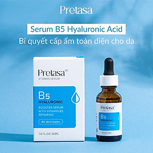 Serum cấp ẩm phục hồi da PRETASA B5 Hyaluronic - Hàng Chính Hãng