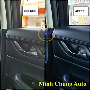 COMBO 2 bình xịt vệ sinh taplo, nhựa, da nội thất xe ô tô Flamingo hương cà phê 500ml