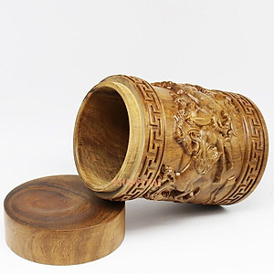 Hộp Đựng Trà Gỗ Nguyên Khối TOKDODO