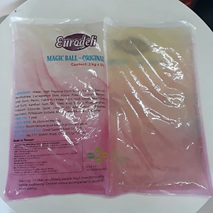 Hạt Trân Châu Trắng 3Q EuroDeli Magic/Boba Ball Nguyên Vị 2 kg/túi