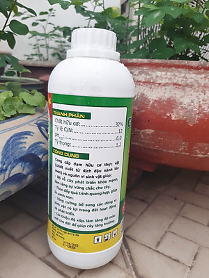 1L Phân Hữu Cơ Vi Sinh pha ra 300L Bón Rau, Hoa Cảnh & Cây Ăn Trái