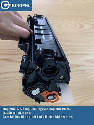 Hộp mực máy in Canon LBP 2900 ( Mới 100%- siêu nét đậm) , Cartridge 12a