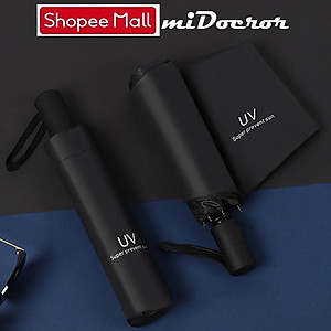 Ô Chống Tia UV, Dù Che Mưa Nắng, Ô Dù 8 Nan Cầm Tay Gấp Gọn Tiện Lợi miDoctor