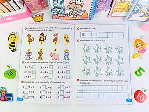 Sách - Combo 5 cuốn Tập tô tập viết chữ, số và học Toán, Hành trang vào lớp 1 - Lê Mai - ndbooks