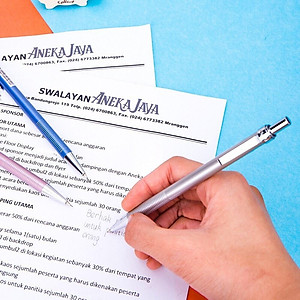 Bút Chì Bấm 0.5 mm - Vỏ Kim Loại - Deli 6492 (Mẫu Màu Giao Ngẫu Nhiên)