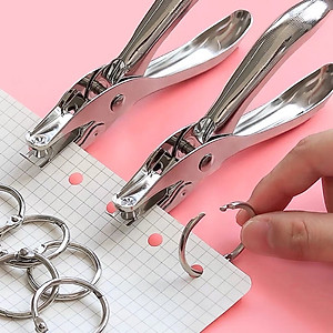 Kìm bấm lỗ giấy refill Lalunavn dụng cụ bấm lỗ giấy đơn làm sổ còng sổ planner bullet journal tiện dụng B117