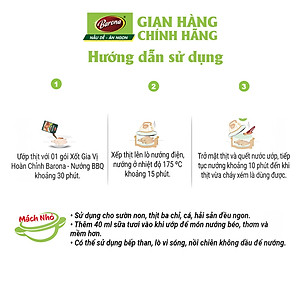 Xốt Gia Vị Hoàn Chỉnh Barona - Nướng BBQ