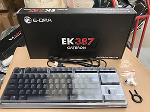 Bàn phím cơ E-Dra EK387 Gateron Switch - Hàng Chính Hãng
