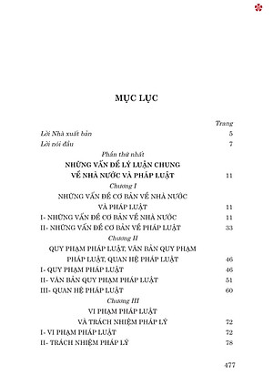 Pháp luật đại cương. Dùng trong các trường đại học và trung cấp (xuất bản lần thứ 21, có sửa chữa, bổ sung) - bản in 2024