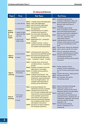 C1 Advanced 1 with 4 Practice Tests - Latest Format