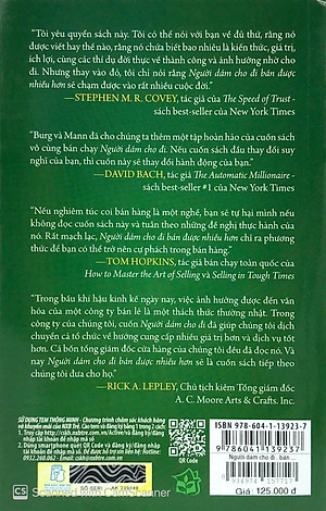 Sách Người Dám Cho Đi - Bán Được Nhiều Hơn