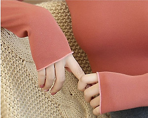 Aó giữ nhiệt cổ lọ cho nữ áo ấm cao cổ