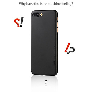 Ốp lưng nhám hiệu Memumi cho iPhone 7 Plus / iPhone 8 Plus có gờ bảo vệ camera mỏng 0.3mm - Sản phẩm chính hãng