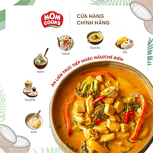  Combo 2 Hộp Nước Cốt Dừa Mom Cooks 200ml/Hộp