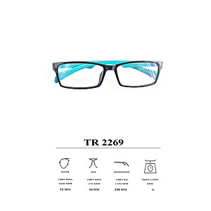 Gọng Kính TR90 Siêu Nhẹ Mềm Dẻo Siêu Bền Thời Trang  – Hàng Chính Hãng TR2269