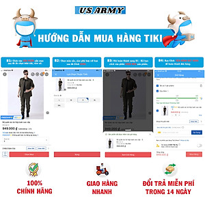 Áo Sơ Mi Dài Tay Lính Mỹ U458 US ARMY, Chất Liệu Vải Kaki Cao Cấp Thiết Kế Túi Hộp Phong Cách Loại Xịn- HÀNG CHÍNH HÃNG