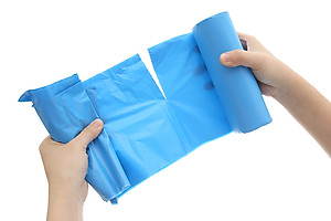 03 Cuộn Túi Đựng Rác Màu Tự Hủy Nặng 1kg