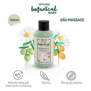Dầu Massage Cho Bé Natural Botanical Pigeon 120ml