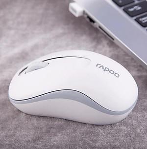 Chuột Không Dây Rapoo M10 - màu trắng - Hàng Chính Hãng