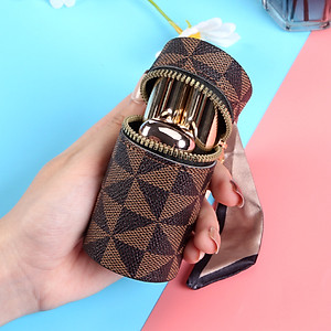 Móc khóa  đa năng cao cấp bằng da - Ví đựng tiền mini thời trang phong cách hiện đại   ,túi đựng son môi,  chìa khóa xe hơi mặt dây chuyền xinh xắn cute