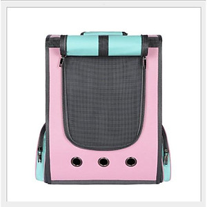 Balo trong suốt vận chuyển thú cưng, balo dáng đứng vận chuyển thú cưng cao cấp