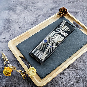 Bộ 10 đôi đũa inox 304 - 316 DandiHome 2020 chống trơn trượt, sang trọng, tinh tế