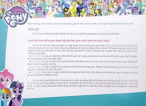 My Little Pony - Tập Tô Màu Sáng Tạo 4Q - Vườn Cổ Tích Vui Nhộn