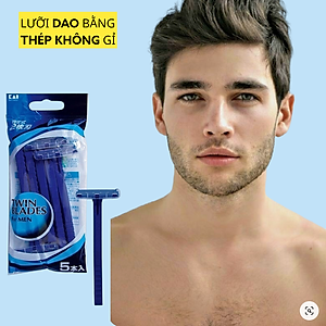 Dao Cạo Râu 2 Lưỡi Kép Kai 12532 - Besty BSTX-2PF2 (Set 5 cây)