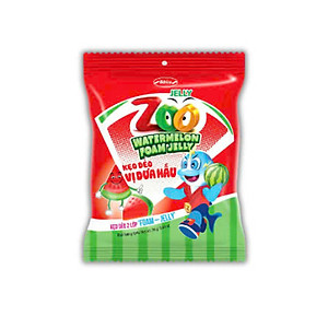 Kẹo Dẻo Zoo Foam Jelly Dưa hấu Bibica