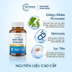 A&C Pharma Viên Uống Ngủ Ngon Dưỡng Tâm An Định Thần Ngon Giấc 150g