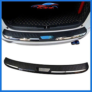 Ốp chống trầy cốp ngoài nhựa đen CRV 2019-2020-2021-2022 hàng loại 1 dán cốp sau chống xước trang trí xe