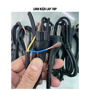 Dây nguồn sạc laptop - Cáp nguồn kết nối điện 220v tới cục sạc laptop - Cáp dây sạc nguồn laptop - Hàng chính hãng