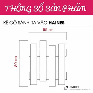 Kệ treo đồ sảnh ra vào SMLIFE Haines