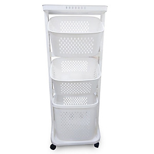 Kệ Nhựa Để Đồ Đa Năng 3 Tầng Có Bánh Xe Việt Nhật