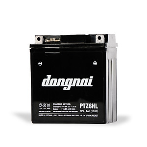 Ắc quy khô miễn bảo dưỡng Đồng Nai PTZ6HL | 12V - 6Ah