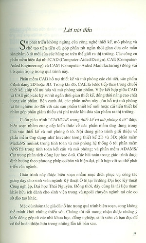 Giáo Trình CAD/CAE  Trong Tính Toán Thiết Kế Và Mô Phỏng Ô Tô 