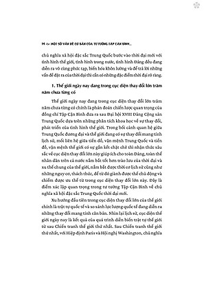 Một số vấn đề cơ bản của tư tưởng Tập Cận Bình về chủ nghĩa xã hội đặc sắc Trung Quốc thời đại mới - bản in 2024