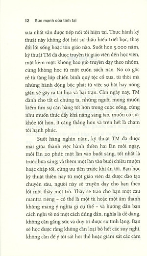 Sách Sức Mạnh Của Tĩnh Tại - Phương Pháp Sống Chất, Sống Lành Mạnh Từ Thiền TM