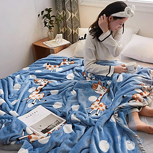 Mền lông tuyết dày dặn cao cấp kích thước đa dạng mềm mịn mùa hè, giữ ấm mùa đông dùng phòng máy lạnh dễ gấp gọn