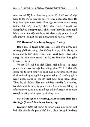 Kỹ năng cơ bản về viết bài pháp lý chuẩn SEO - bản in 2025