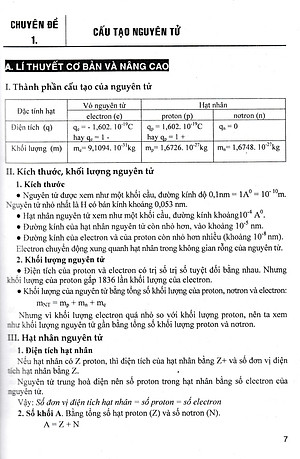 Bồi Dưỡng Học Sinh Giỏi Hóa Học 10 Theo Chuyên Đề (Dùng Chung Cho Các Bộ SGK Hiện Hành) 