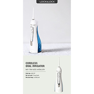 Máy Tăm Nước Không Dây LocknLock Cordless Oral Irrigator
