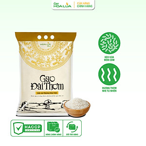 [Siêu Sale] Gạo Đài Thơm Hoa Lúa túi 5kg - Tơi xốp, mềm cơm, thơm nhẹ